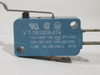 Microswitch V7-7B12D8-274 Snap Action Limit Switch 11A 1/3HP 125/250/277V USED