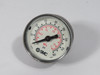 SMC K40-P1.0-N01MS Dry Pressure Gauge 0-160 psi 0-1.1 MPa 40mm D 1/8" NPT USED