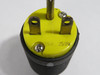 Pass & Seymour 5666-XCN Straight-Blade Plug 15A 250V 3W 2P NEMA 6-15P USED