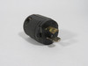 Hubbell 7465V Midget Twist-Lock Plug 15A 125V 2-Wire 2-Pole NEMA ML-1P USED