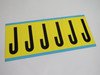 Brady 3450-J Kit of Letter Labels "J" Lot of 22  NEW