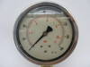 Generic Liquid Filled Pressure Gauge 0-160psi 0-11bar 4"OD 1/4"NPT USED