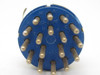 Amphenol 97-20-29P 17-Pin Male Circular Connector Insert USED