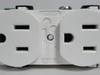 Hubbell Bryant CRS15WTR Grounding Duplex Receptacle 15A 125V 2P 3Wire USED