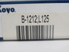 Koyo B-1212;L125 Drawn Cup Needle Roller Bearing 3/4" B x 1" OD x 3/4" W NEW