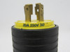 Pass & Seymour L1520P Turnlok Plug 20A 250V 3Pole 4Wire YELLOW USED