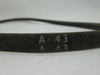 MBL A43 Classic V-Belt 45"L 1/2"W 5/16"Thick SHELF WEAR NOP