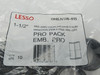 Lesso LN100-015 ABS-DWV Coupling Hub x Hub 1-1/2" *Lot of 6/Damaged Bag* NWB
