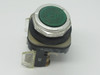 Allen-Bradley 800T-A1D1 Push Button Series B 1NO Green 30.5mm Flush Head USED