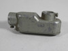EDC LB-1/2 Unthreaded Conduit Body 1/2" LB w/ Cover SHELF WEAR USED