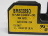 Cooper Bussmann BM6032SQ Fuse Holder 30A 600V 2-Pole 10-14AWG USED