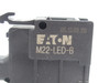 Eaton M22-LED-B Light Element Block 12-30V 5-14mA Blue USED