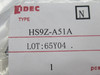 IDEC HS9Z-A51A Safety Actuator Key Straight Type w/ Rubber Bushings NWB