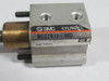 SMC NCQ2B12-10D Compact Pneumatic Cylinder 12mm Bore 10mm Stroke 145PSI USED