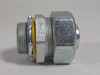 Crouse-Hinds LTB75 Liquidtight Straight Conduit Connector 3/4" D *LOT OF 4* USED