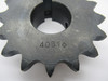 Generic 40B16 Roller Chain Sprocket 1” Bore 16 Teeth 40 Chain W/ Keyway USED