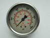 Generic Liquid Filled Pressure Gauge 0-10000Psi 1" Dial 1/4" NPT Back Port USED