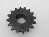Generic 40-16 Roller Chain Sprocket 1" Bore 16 Teeth 40 Chain 1/2" Pitch USED