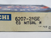 Nachi 6207-2NSEC3 Deep Groove Ball Bearing 72mm OD 35mm ID SEALED/SHELF WEAR NEW