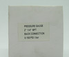 Clippard PG-20-160Q Pressure Gauge 0-160psi 2" D 1/4"NPT Center Back NEW