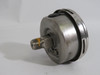 Nordson Dry Pressure Gauge 0-2000psi 2-1/2"D 1/4" NPT Center Back Mount USED