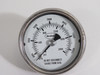 Nordson Dry Pressure Gauge 0-2000psi 2-1/2"D 1/4" NPT Center Back Mount USED