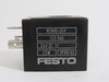 Festo 123060 MSN1G-24V Solenoid Coil 24VDC 2.5W USED