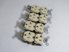 Leviton BR20-I Duplex Receptacle Ivory 20A 125V Lot of 4 USED