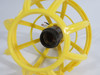 Molex Woodhead 1301120246 Yellow Plastic Bulb Cage Assembly 600V 660W USED
