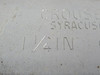 Crouse-Hinds 480 Steel Conduit Body Cover 1-1/4" Form 8 USED