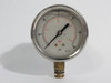 Generic Liquid-Filled Pressure Gauge 0-60psi 0-4bar 1/4" NPT USED