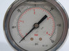 Generic Liquid-Filled Pressure Gauge 0-60psi 0-4bar 1/4" NPT USED