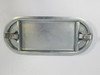 Crouse-Hinds 670 Steel Conduit Body Cover 2" Form 7 USED