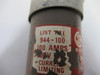 Aeroflex 944-100 HRC Form II Bolt On Fuse 100Amp 600V USED