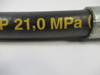 Parker 451TC-6 Hydraulic Hose 16" Length 21.0MPa 3000 psi 3/8" ID USED