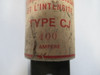 Cefco CJ-400 Current & Energy Limiting HRCI Fuse 400A 600V USED