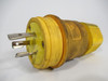 Cooper L520PW Twist-Lock Plug 20A 125VAC 3-Wire 2-Pole USED
