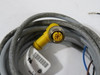 Turck WK 4T-5 Right-Angle M12 Female to Cut End 3 Cond 92" USED
