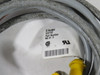 Turck WK 4T-5 Right-Angle M12 Female to Cut End 3 Cond 92" USED