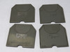 Wieland Electric AP10 Terminal Block End Lot of 4 USED