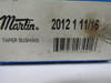 Martin 2012-1-11/16 Taper Lock Bushing 2.75" OD 1.6875" B 1.25" LTB  ! NEW !