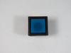 IDEC LW7L-M1-S Blue Square Push Button Operator w/o Marking USED