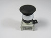 Hafner BA22201 Black Mushroom Push Button Operator w/ Mounting Base USED