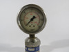 WIKA 0-300PSI 0-2000kPa Bottom-Mounted Pressure Gauge w/ Attachment USED
