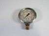 Wika 213.53 2.5” Liquid-Filled Pressure Gauge 0-3000PSI Bottom Mount USED