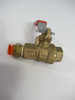 M.A Stewart and Sons B-3 Brass Ball Valve 1/4” 1/2 psi C/W Tube Piece USED