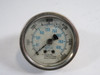 Teledyne 0-6000psi 0-400kPa 50mm Diameter Back Mount Pressure Gauge USED