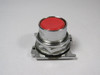 Cutler-Hammer 10250T102 Red Flush Push Button Operator Only USED