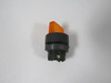 Telemecanique ZB5-AK1253 Amber Selector Switch Operator Only 2-Position USED