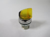 Allen-Bradley 800FP-LSM35 Yellow Illuminated Selector Switch 3-Position USED